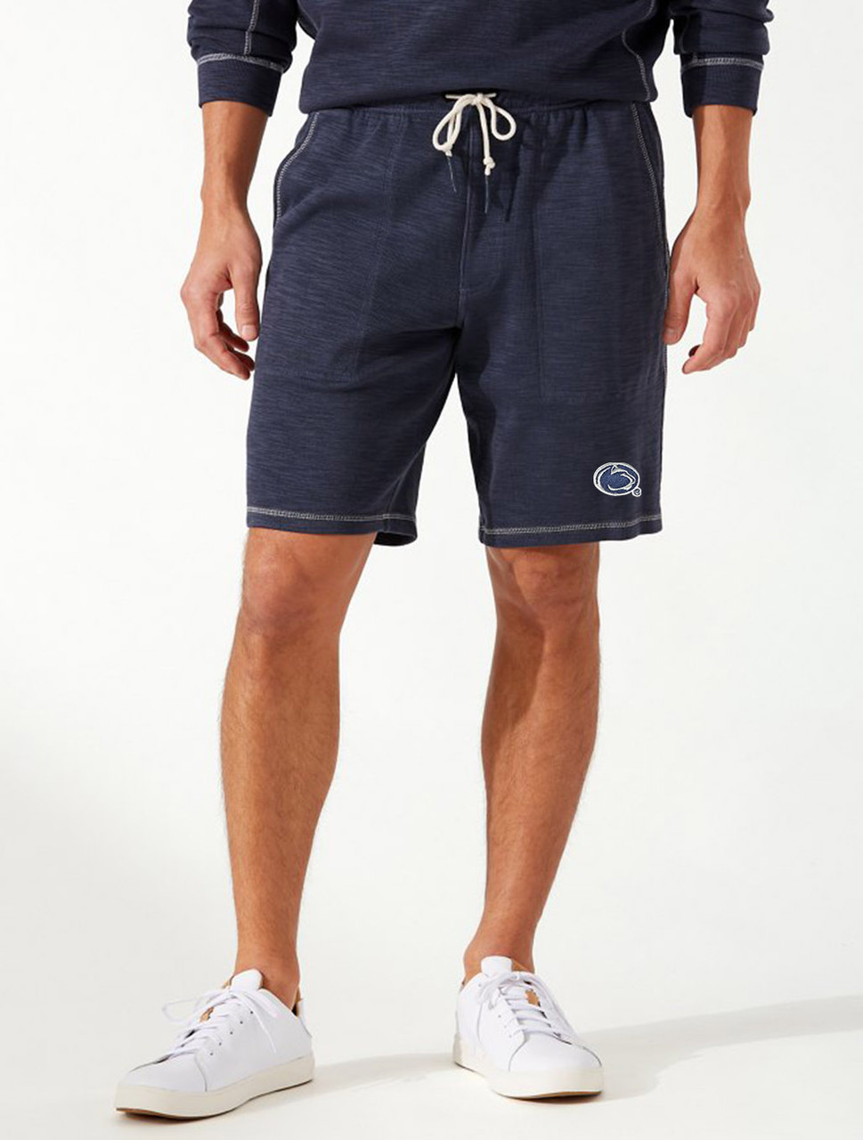 パンツ Fallett color block sweat shorts navy FA2401SO02BL COLOR-BLOCK SWEAT SHORTS BLUE - FALLETT | 60% - Asian